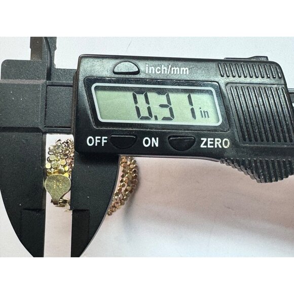 Estate Sterling Silver 925 Tri-Color Bead Multi-Strand Bracelet 7" Italy - Picture 7 of 8